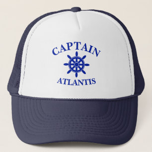 Boat name nautical ships wheel captains trucker hat