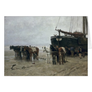 Boat on the Beach at Scheveningen, 1876