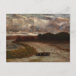 Boat On the Shore - Edward Mitchell Bannister  Postcard