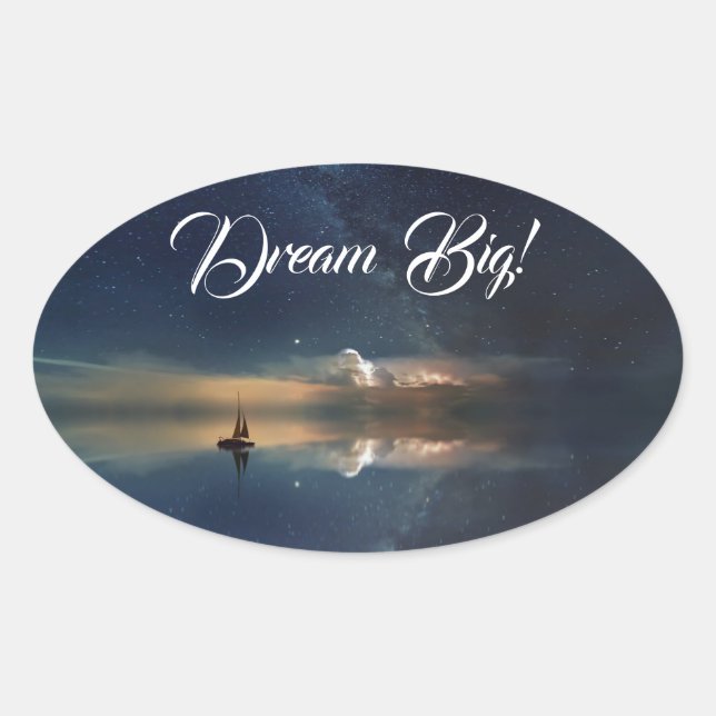 Boat Oval Sticker (Front)