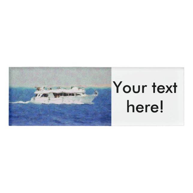 Boat painting name tag (Front)