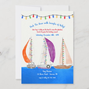 Boat Parade of Lights Invitation