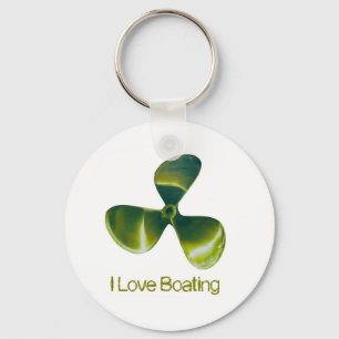 Boat Propeller Image for Button-Key-chain Key Ring