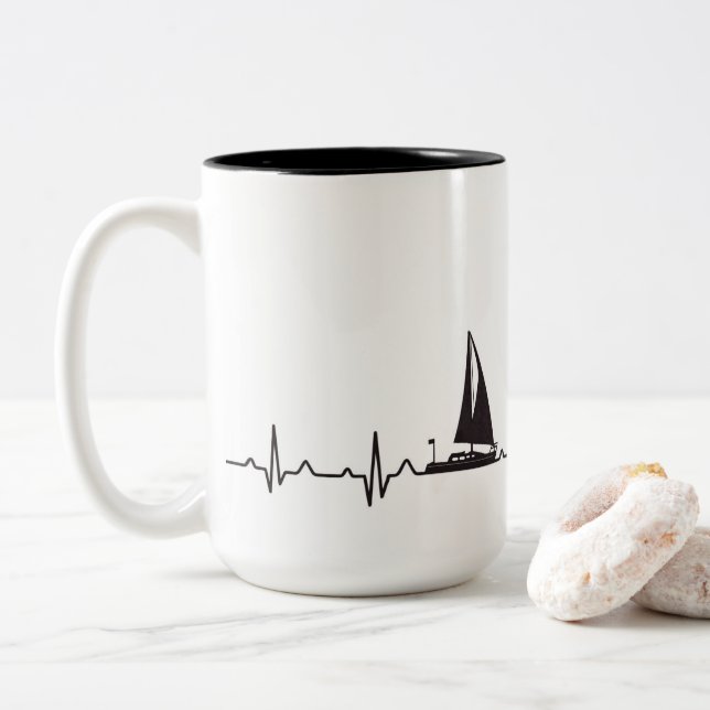 Boat Pulse Coffee Mug (With Donut)