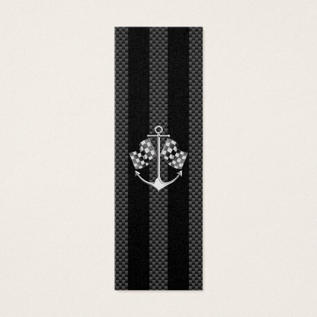 Boat Racing Nautical in Carbon Fibre Style (Front)