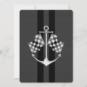 Boat Racing Nautical in Carbon Fibre Style