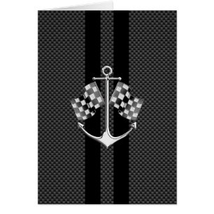 Boat Racing Nautical in Carbon Fibre Style