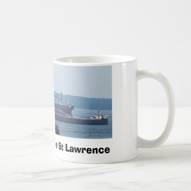 Boat Racing on the St Lawrence Coffee Mug (Right)