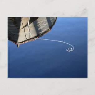 Boat Reflections: Derwentwater Postcard