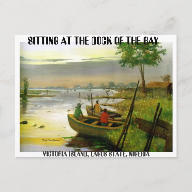 boat ride 2, SITTING AT THE DOCK OF THE BAY , V... Postcard (Front)