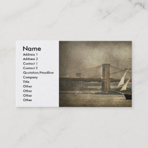 Boat - Sailing - Clipper City Business Card