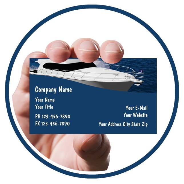 Boat Sales Modern Business Cards (Creator Uploaded)