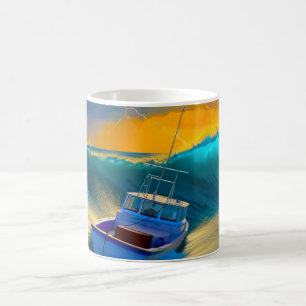 Boat Scene Coffee Mug