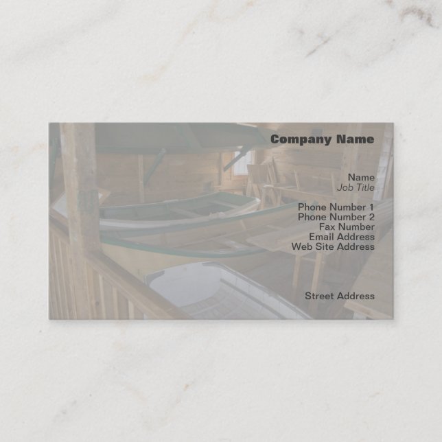 Boat Shop Profile Card (Front)