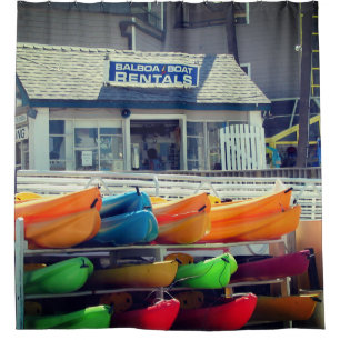 Boat Shop Shower Curtain