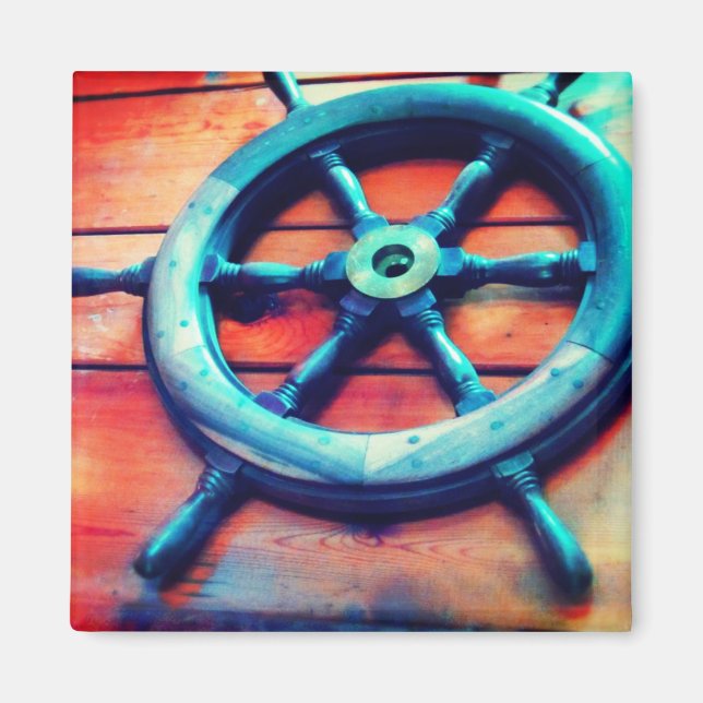 Boat Steering Wheel Magnet (Front)