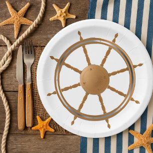 Boat Steering Wheel  Paper Plate