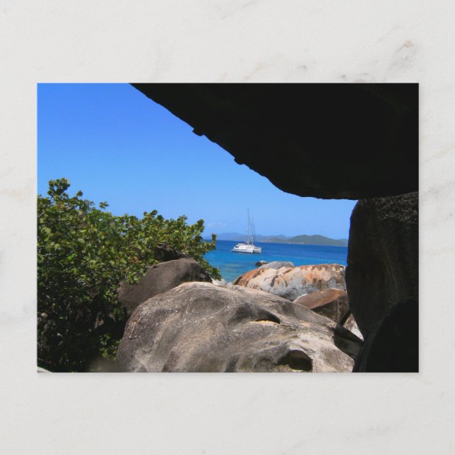 Boat & The Baths Postcard (Front)