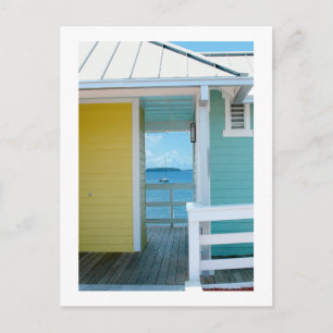 Boat through Walkway Postcard