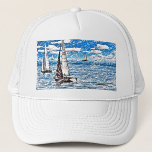 Boat Trucker Hat