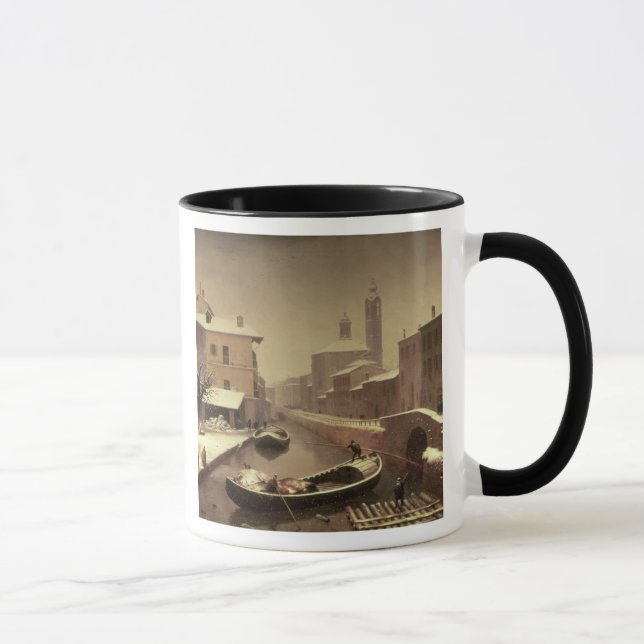 Boat under the Snow Mug (Right)