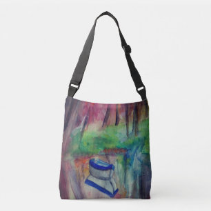 Boat Watercolor All-Over-Print Cross Body Bag