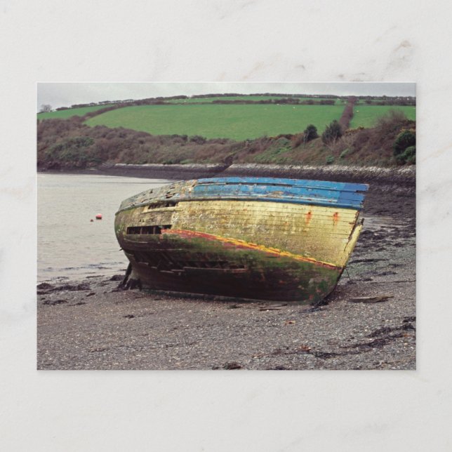 Boat wreck postcard (Front)