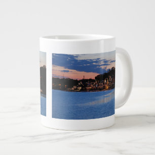 Boathouse Row dusk Large Coffee Mug