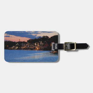 Boathouse Row dusk Luggage Tag