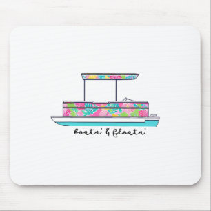 Boatin' And Floatin' Lake Life River Summer Vacati Mouse Pad