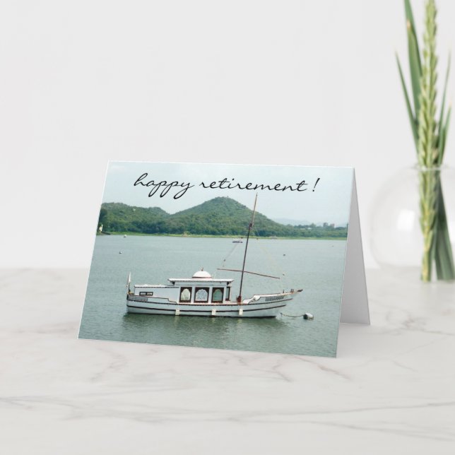 boatin' retirement card (Front)
