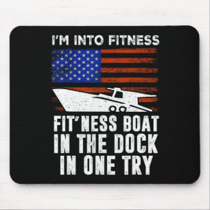 Boating Boat Captain 1 Mouse Pad