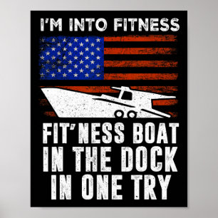 Boating Boat Captain 1 Poster