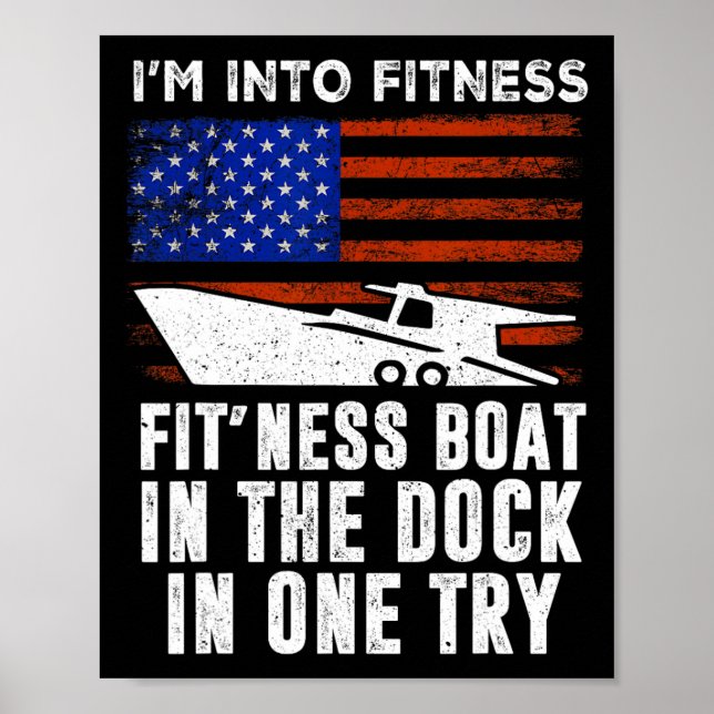 Boating Boat Captain 1  Poster (Front)
