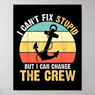 Boating Boat Captain  Poster