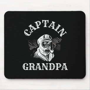 Boating Boat Owner Captain Grandpa Pontoon Grandfa Mouse Pad