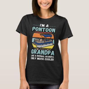 Boating Boat Owner Pontoon Grandpa Grandfather Pon T-Shirt