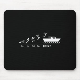 Boating Boats-captain Weekend Sport-boater Yachtin Mouse Pad