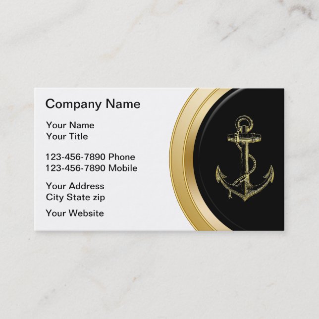 Boating Business Cards (Front)