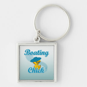 Boating Chick #3 Key Ring