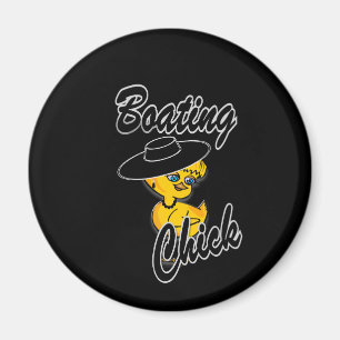 Boating Chick #4 Magnet