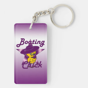 Boating Chick #9 Key Ring
