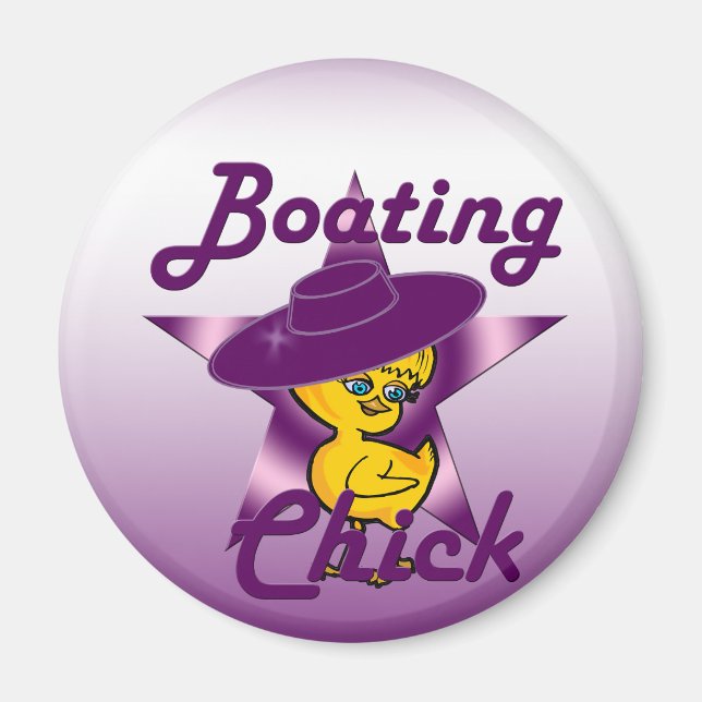 Boating Chick #9 Magnet (Front)