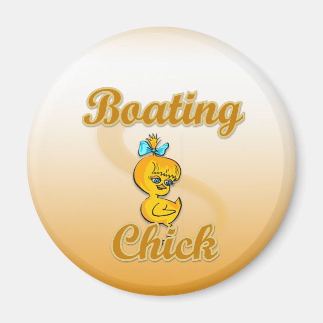 Boating Chick Magnet (Front)