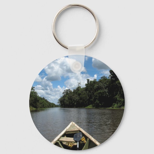Boating down the Amazon Key Ring (Front)