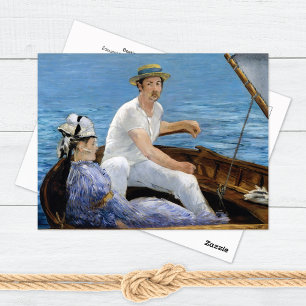 Boating Edouard Manet Fine Art Postcard