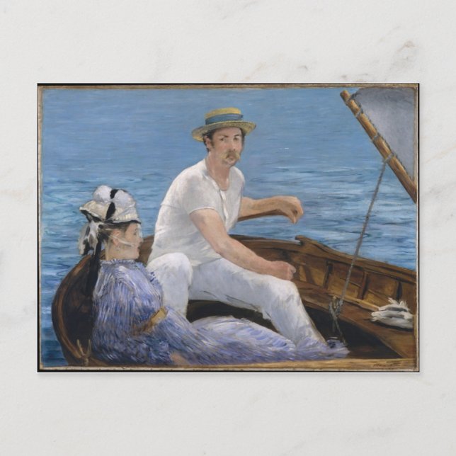 Boating - Edouard Manet Postcard (Front)