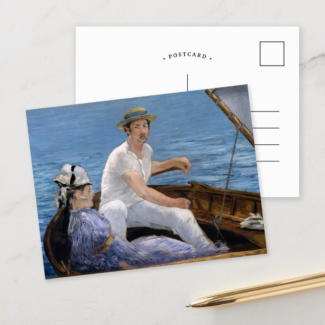 Boating | Édouard Manet Postcard (Creator Uploaded)