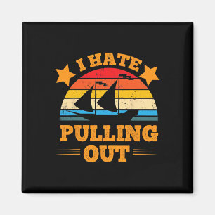 Boating Humour Fishing Innuendo Nautical Double En Magnet