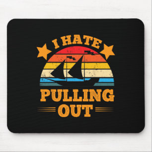 Boating Humour Fishing Innuendo Nautical Double En Mouse Pad